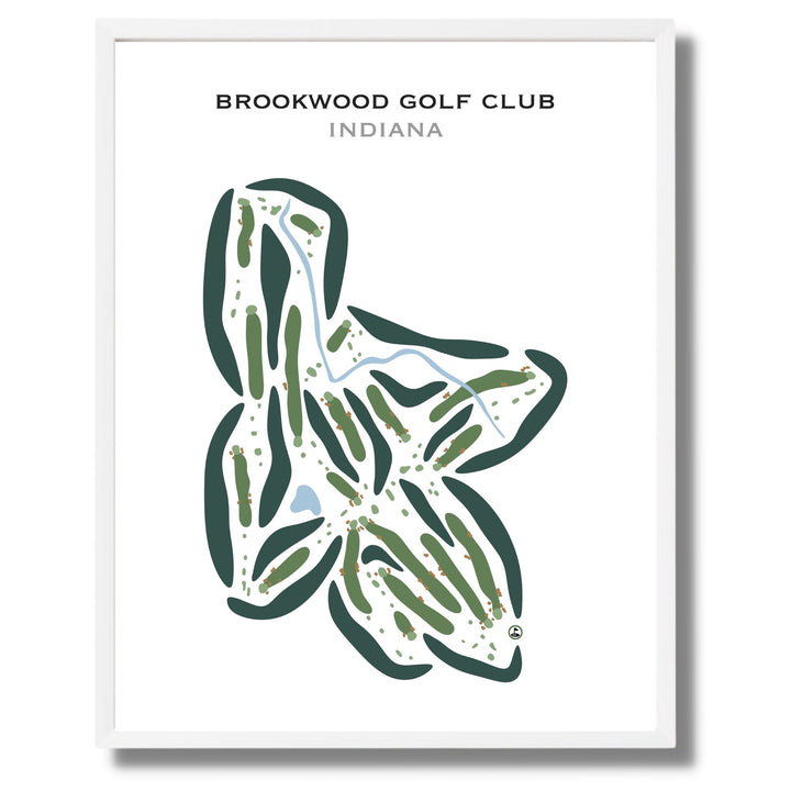 Brookwood Golf Club, Indiana - Printed Golf Courses