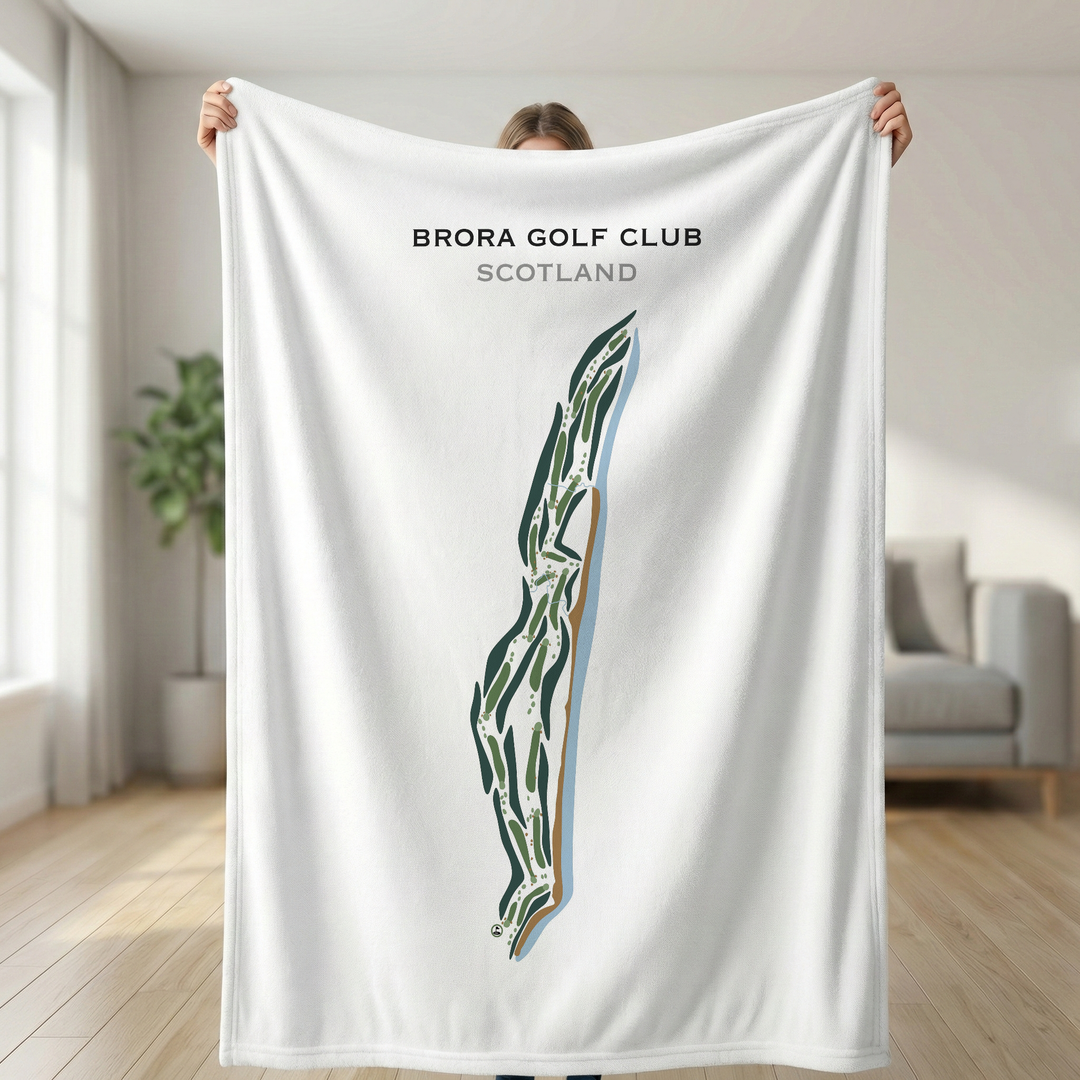 Brora Golf Club, Scotland - Printed Golf Courses