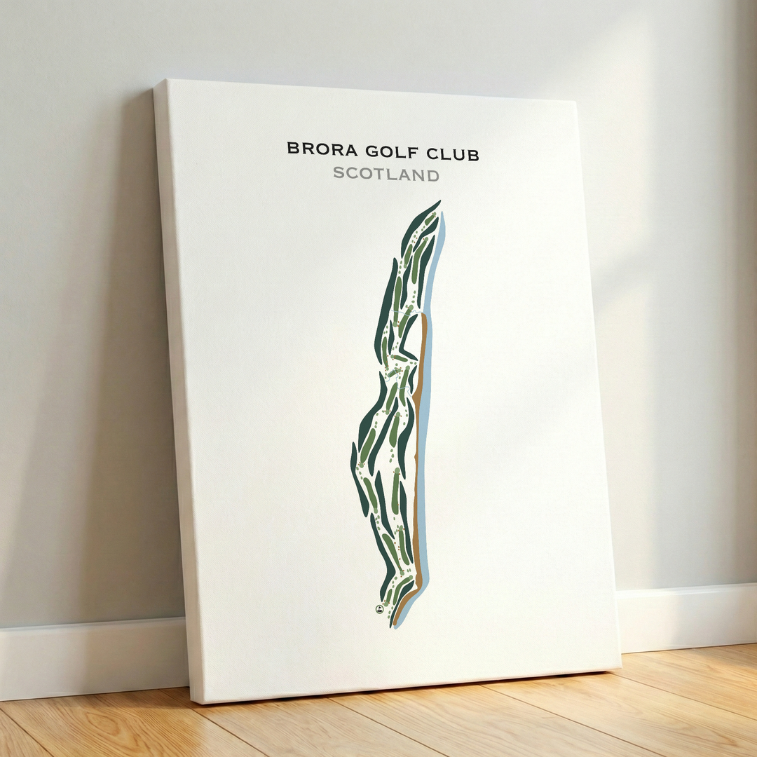 Brora Golf Club, Scotland - Printed Golf Courses