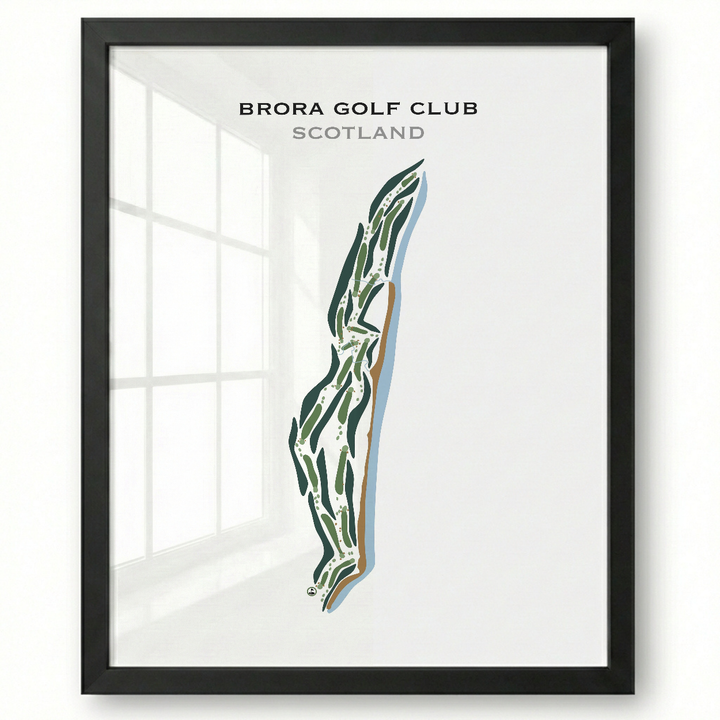 Brora Golf Club, Scotland - Printed Golf Courses