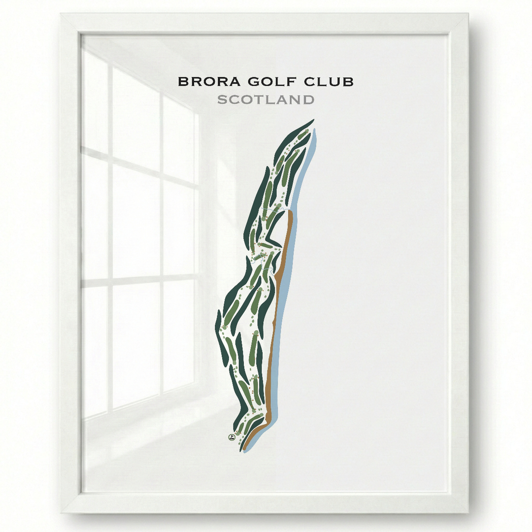 Brora Golf Club, Scotland - Printed Golf Courses
