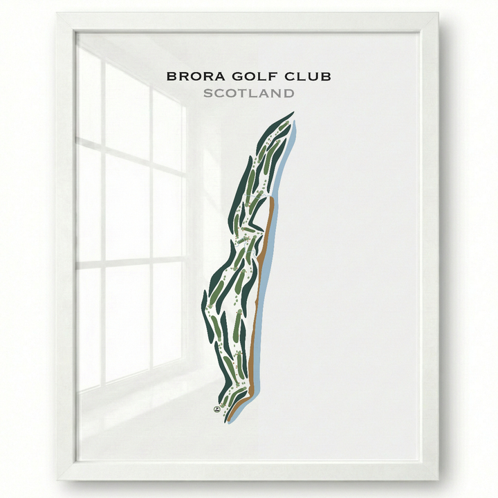 Brora Golf Club, Scotland - Printed Golf Courses