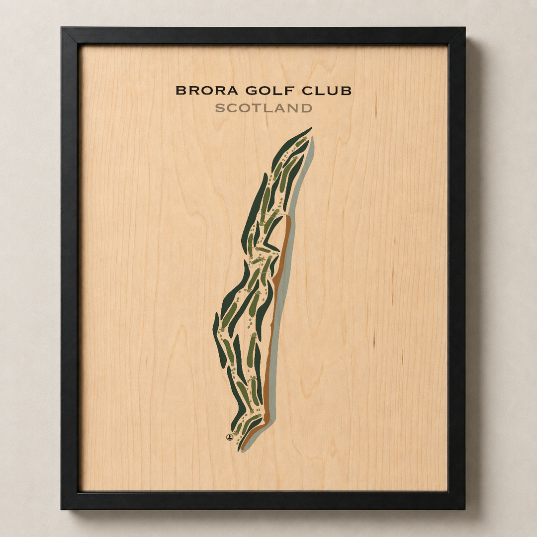 Brora Golf Club, Scotland - Printed Golf Courses