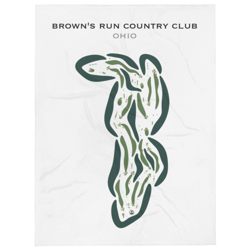 Brown's Run Country Club, Ohio - Printed Golf Courses