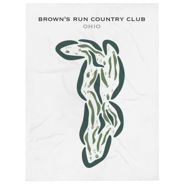 Brown's Run Country Club, Ohio - Printed Golf Courses