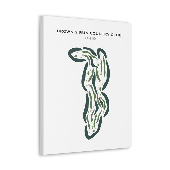 Brown's Run Country Club, Ohio - Printed Golf Courses