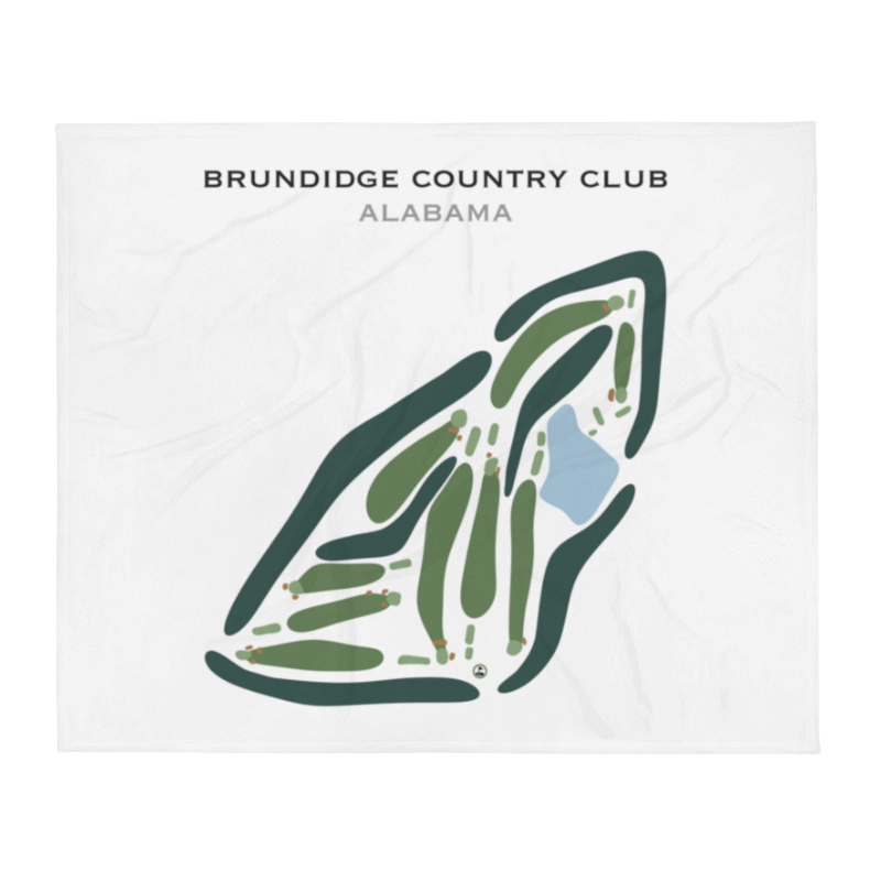 Brundidge Country Club, Alabama - Printed Golf Course