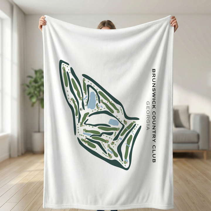 Brunswick Country Club, Georgia - Printed Golf Courses