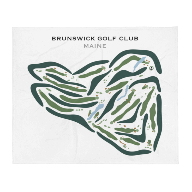 Brunswick Golf Club, Maine - Printed Golf Courses