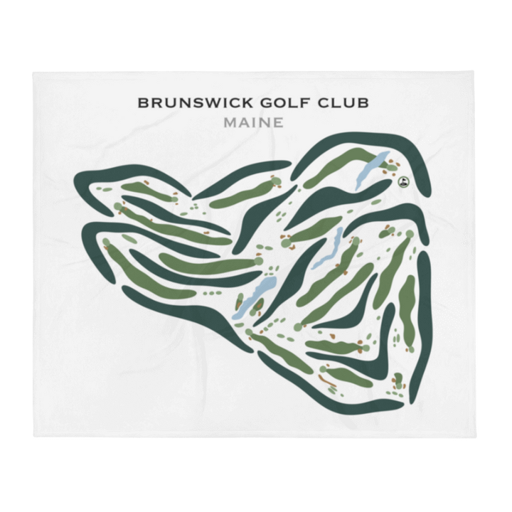 Brunswick Golf Club, Maine - Printed Golf Courses