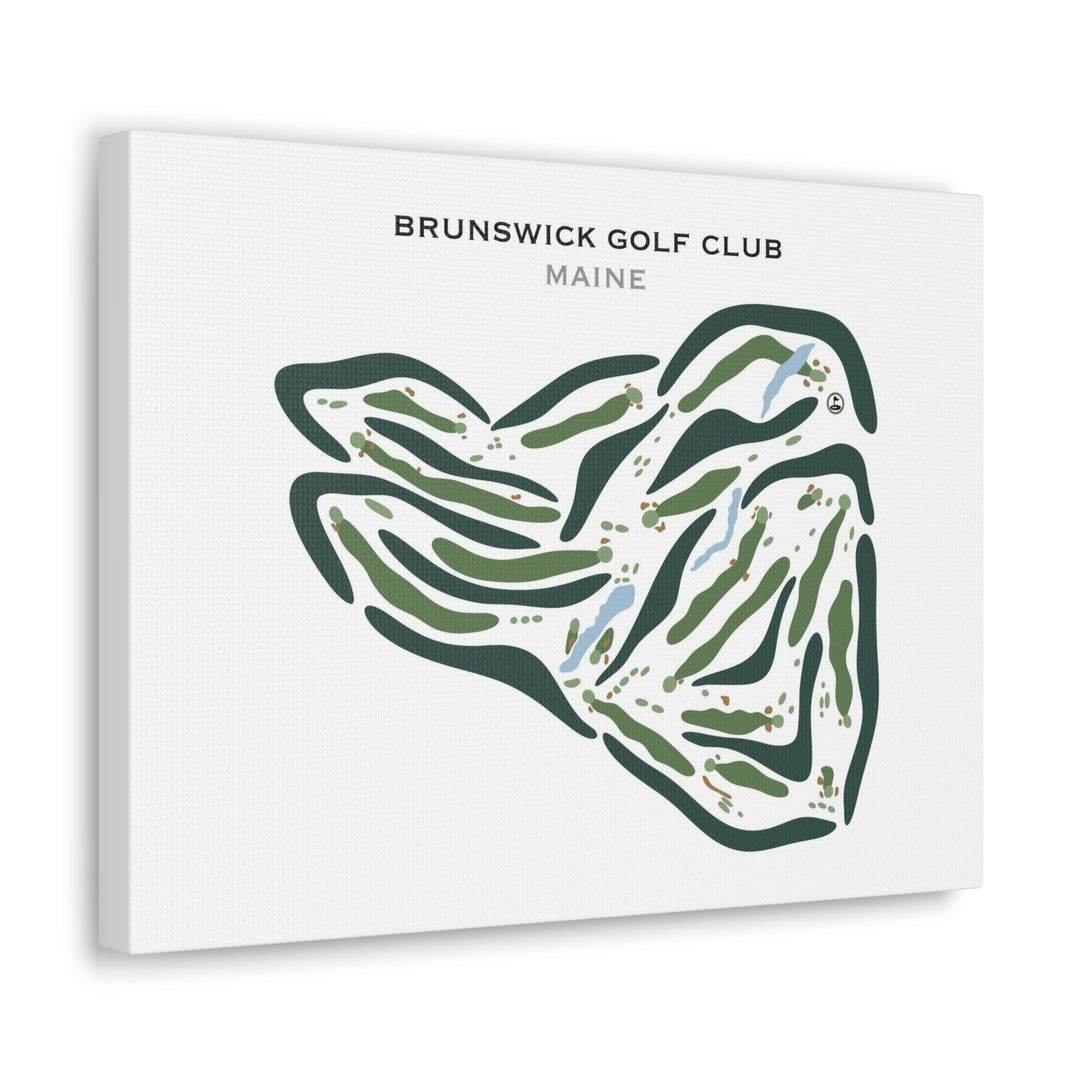 Brunswick Golf Club, Maine - Printed Golf Courses