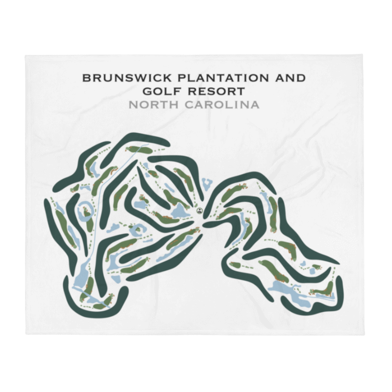 Brunswick Plantation & Golf Resort, North Carolina - Landscape - Printed Golf Courses