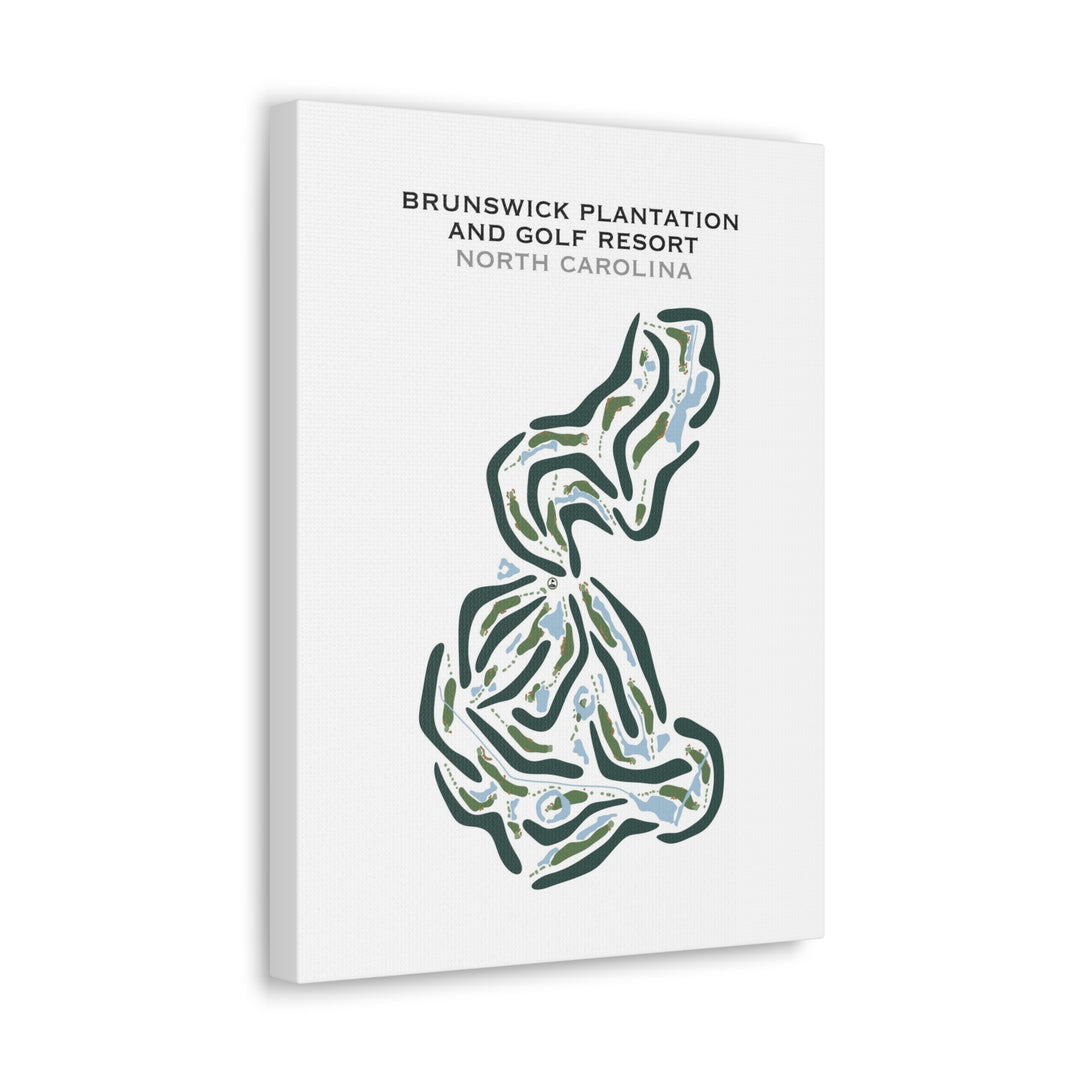 Brunswick Plantation & Golf Resort, North Carolina - Printed Golf Courses