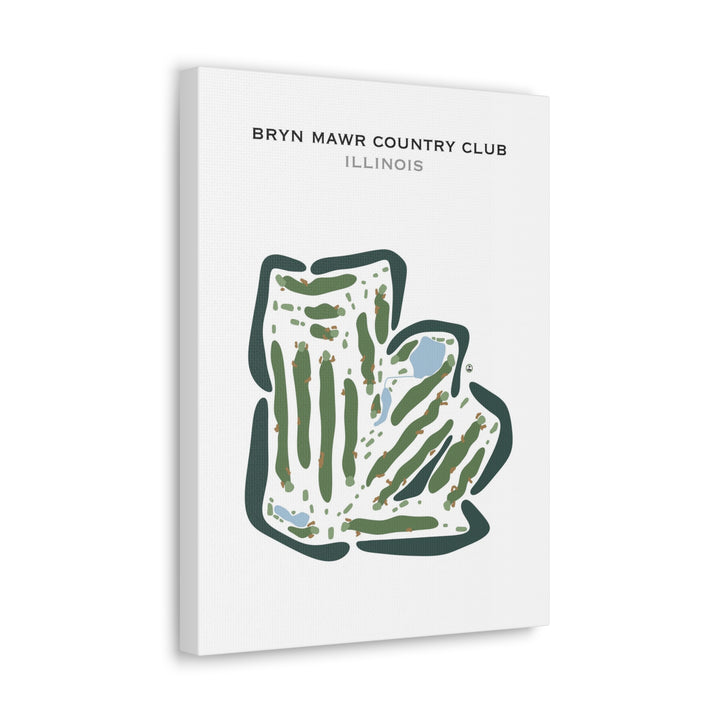 Bryn Mawr Country Club, Illinois - Printed Golf Courses