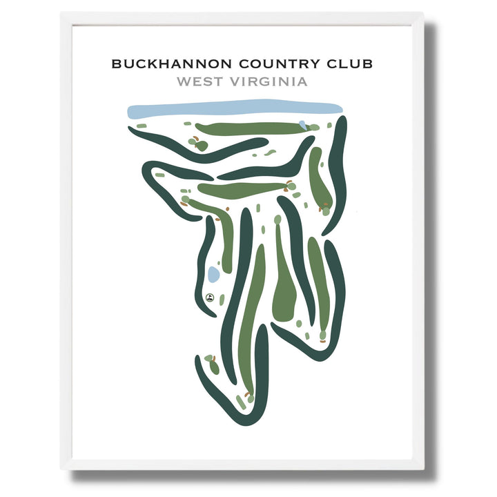 Buckhannon Country Club, West Virginia - Printed Golf Courses