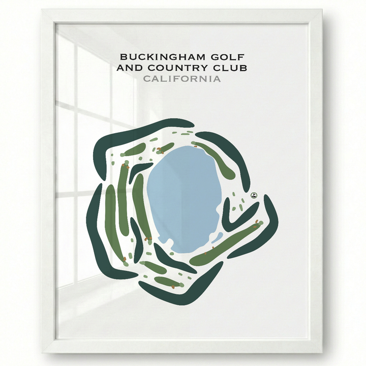 Buckingham Golf & Country Club, California - Printed Golf Courses