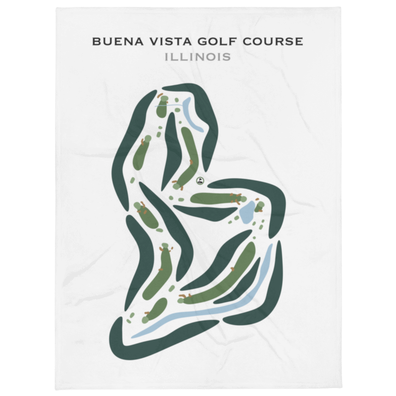 Buena Vista Golf Course, Illinois - Printed Golf Courses
