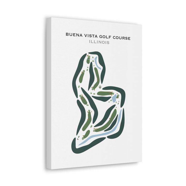Buena Vista Golf Course, Illinois - Printed Golf Courses