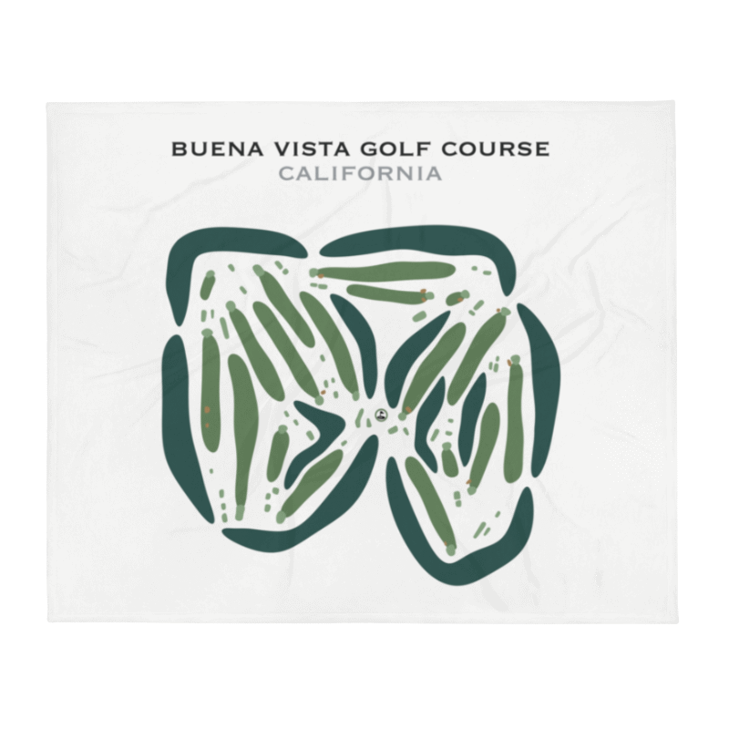 Buena Vista Golf Course, California - Printed Golf Courses