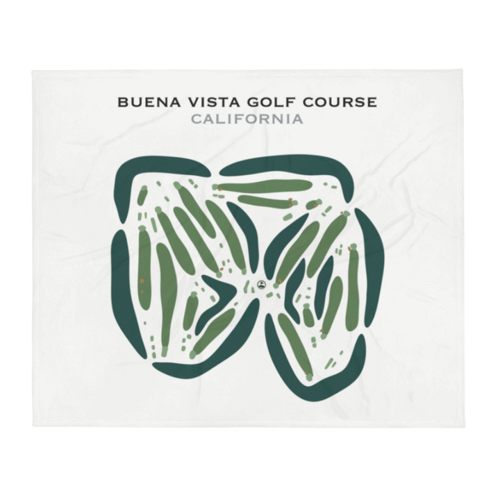 Buena Vista Golf Course, California - Printed Golf Courses