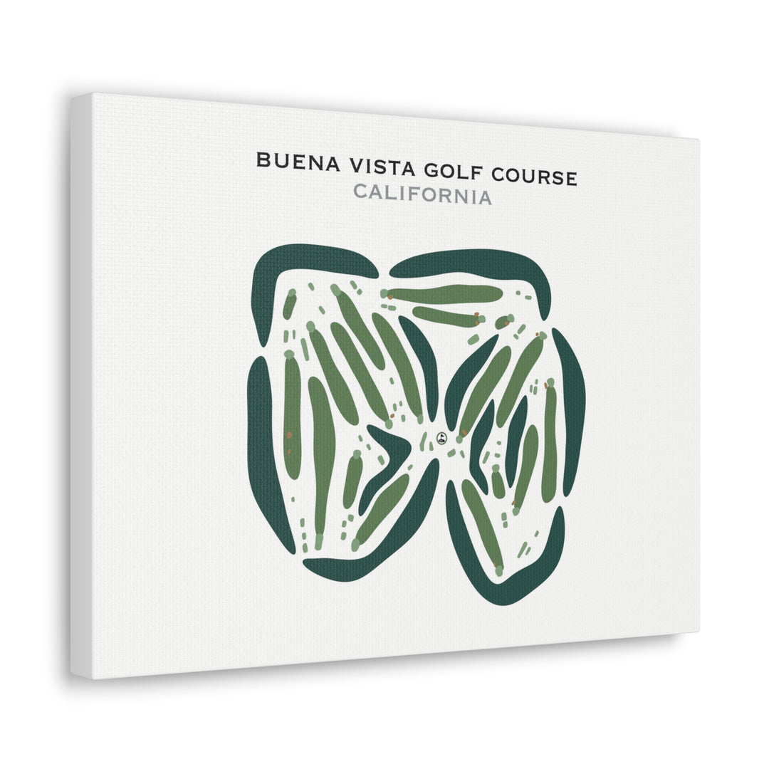 Buena Vista Golf Course, California - Printed Golf Courses