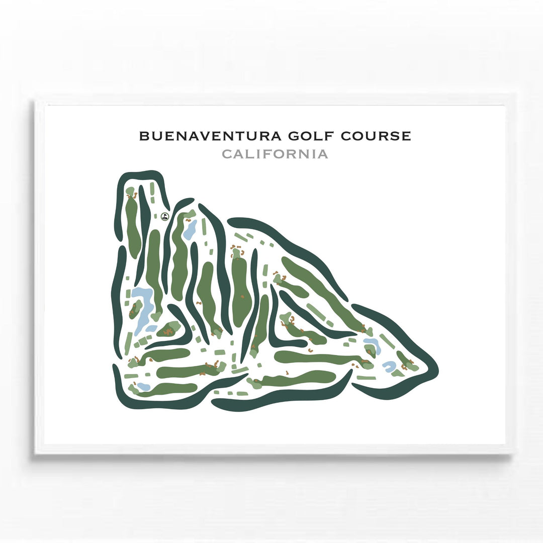 Buenaventura Golf Course, California - Printed Golf Courses