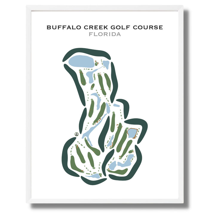 Buffalo Creek Golf Course, Florida - Printed Golf Courses