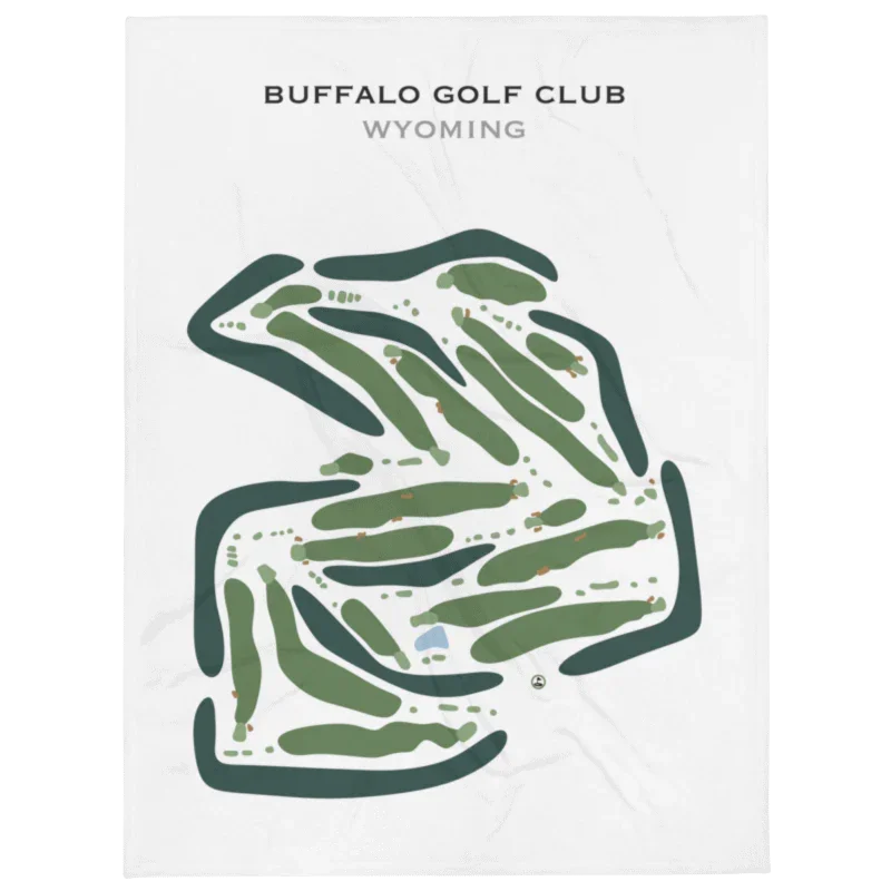 Buy the best printed golf course Buffalo Golf Club Wyoming Golf