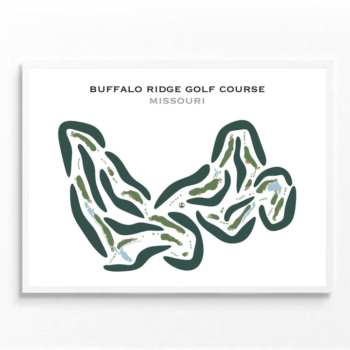 Buffalo Ridge Golf Course, Missouri - Printed Golf Courses