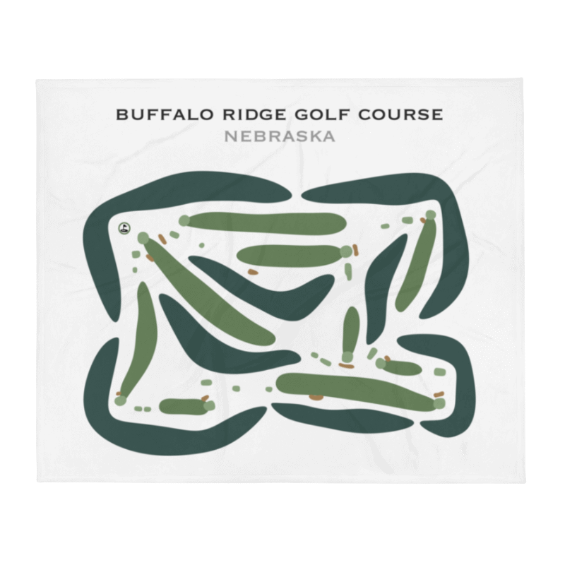 Buffalo Ridge Golf Course, Nebraska - Printed Golf Courses