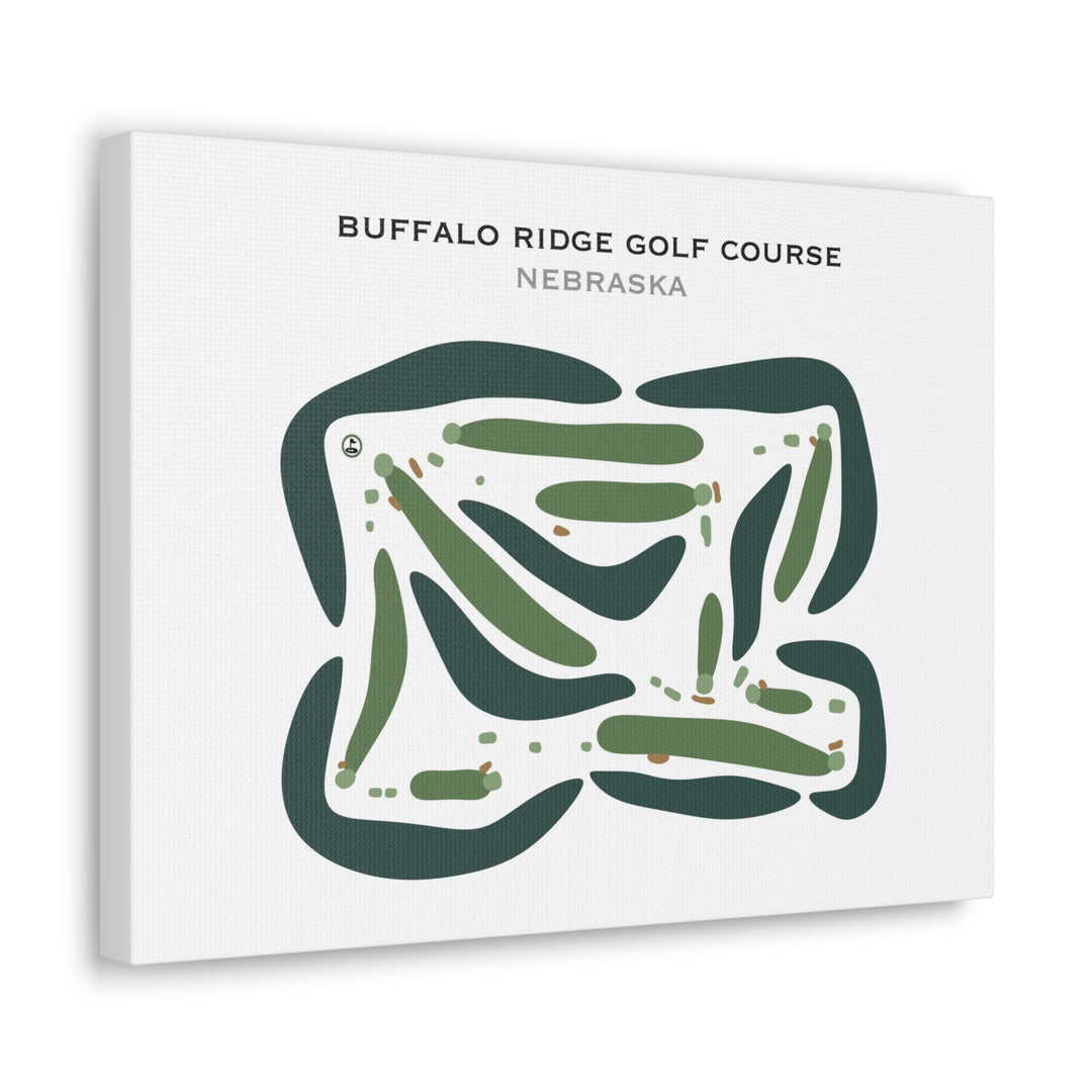 Buffalo Ridge Golf Course, Nebraska - Printed Golf Courses