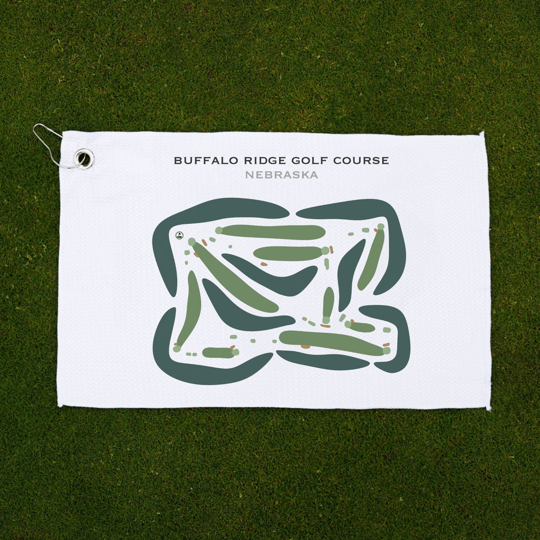 Buffalo Ridge Golf Course, Nebraska - Printed Golf Courses