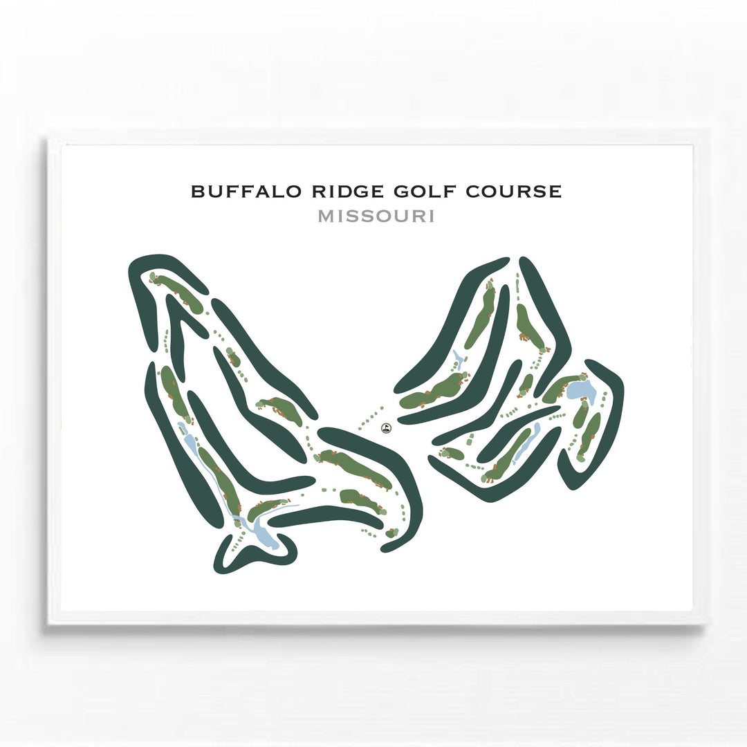 Buffalo Ridge Golf Course, Missouri - Printed Golf Courses