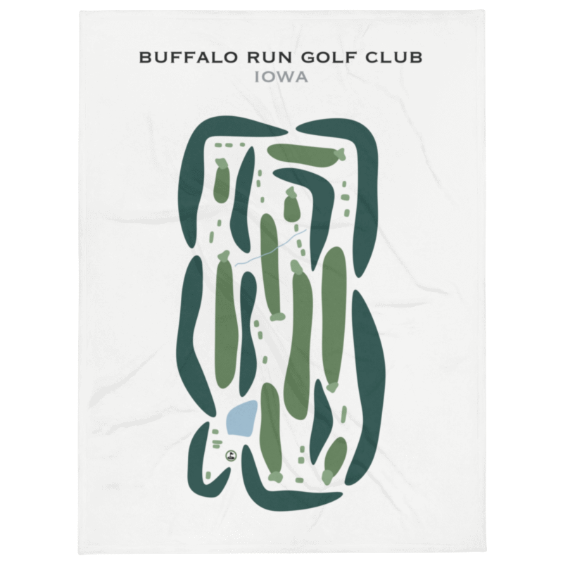 Buffalo Run Golf Club, Iowa - Printed Golf Courses