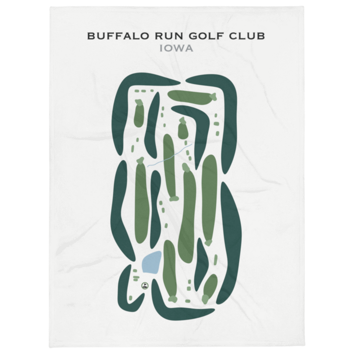 Buffalo Run Golf Club, Iowa - Printed Golf Courses