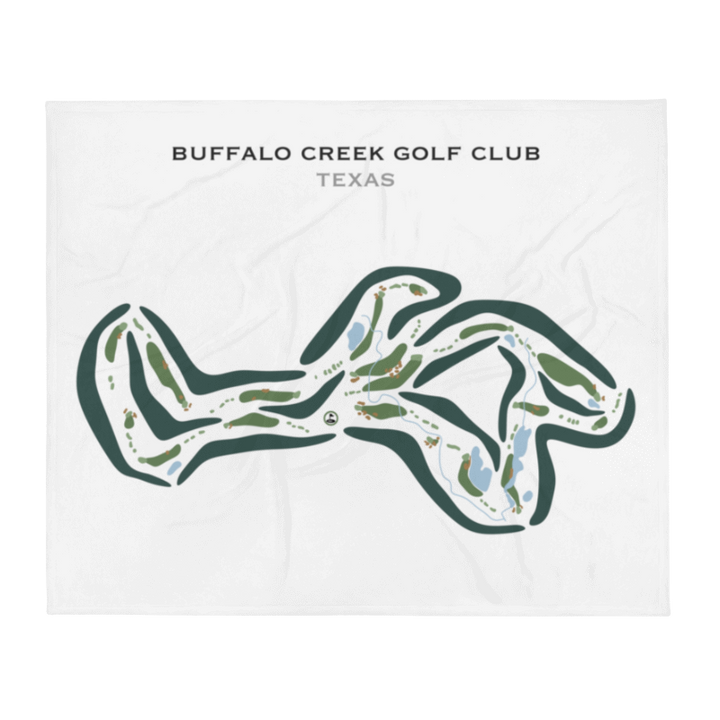 Buffalo Creek Golf Club, Texas - Printed Golf Courses