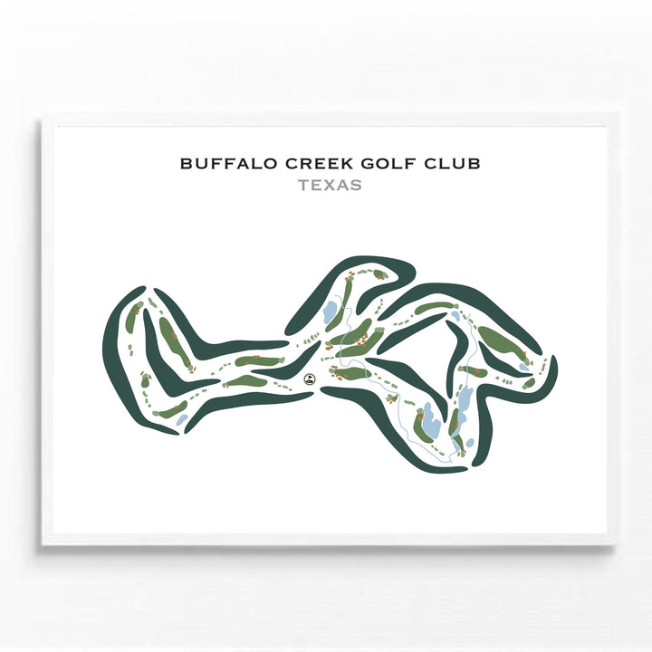 Buffalo Creek Golf Club, Texas - Printed Golf Courses