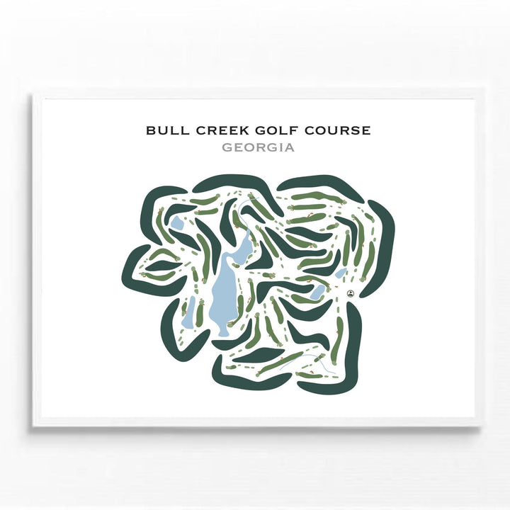 Bull Creek Golf Course, Georgia - Printed Golf Courses