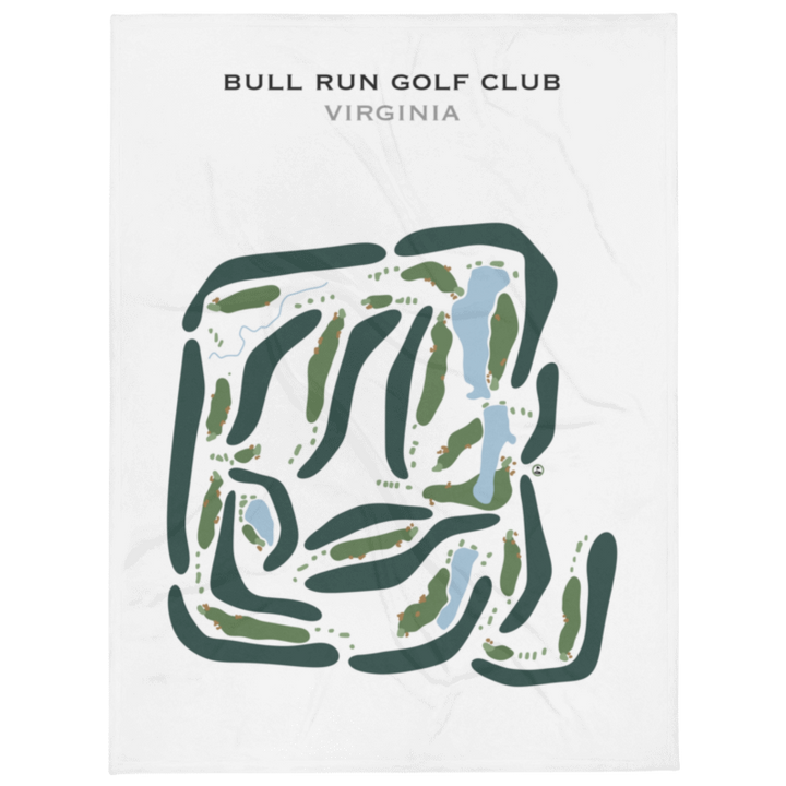 Bull Run Golf Club, Virginia - Printed Golf Courses