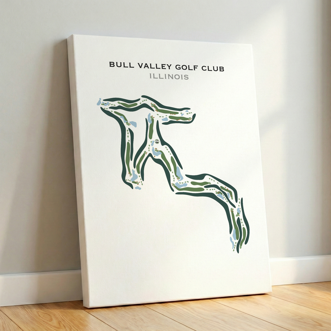 Bull Valley Golf Club, Illinois - Printed Golf Courses
