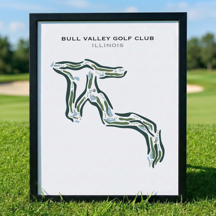 Bull Valley Golf Club, Illinois - Printed Golf Courses