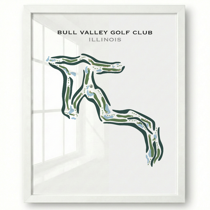 Bull Valley Golf Club, Illinois - Printed Golf Courses
