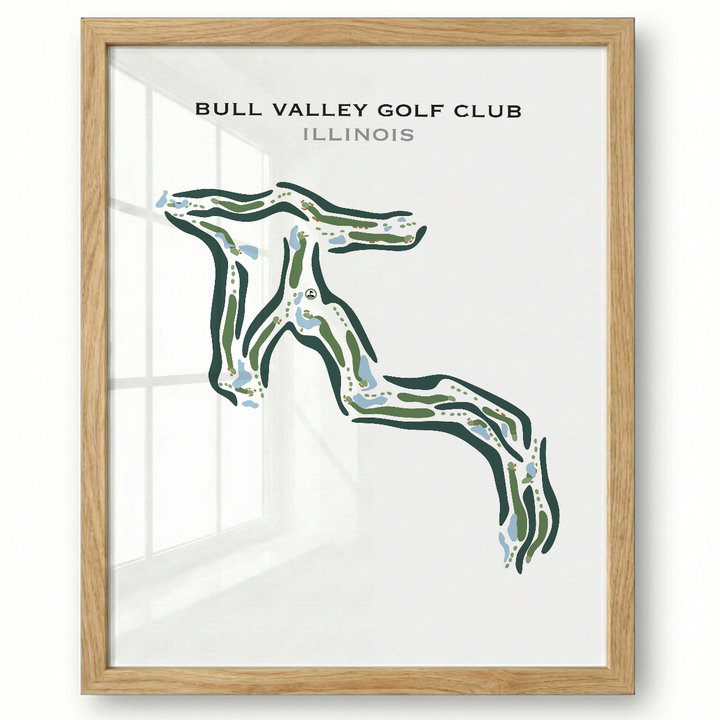 Bull Valley Golf Club, Illinois - Printed Golf Courses