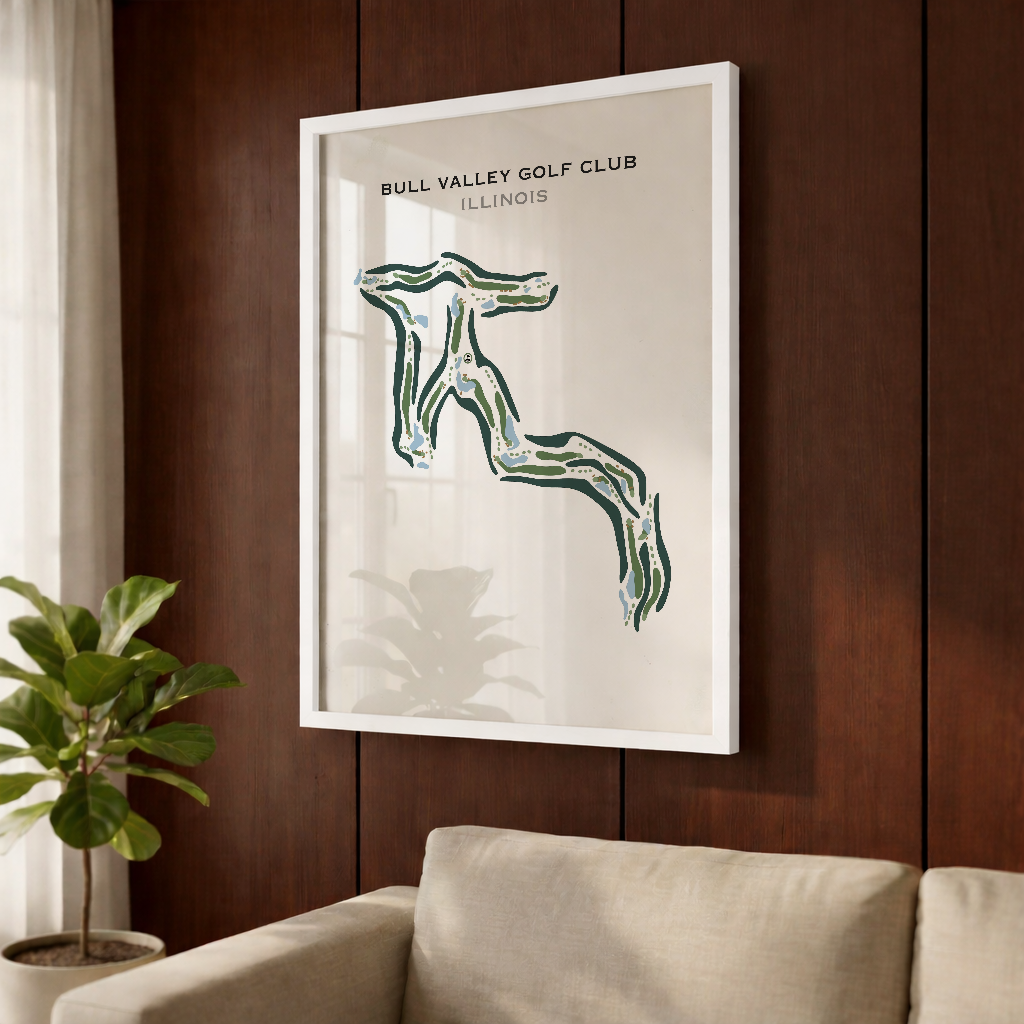 Bull Valley Golf Club, Illinois - Printed Golf Courses