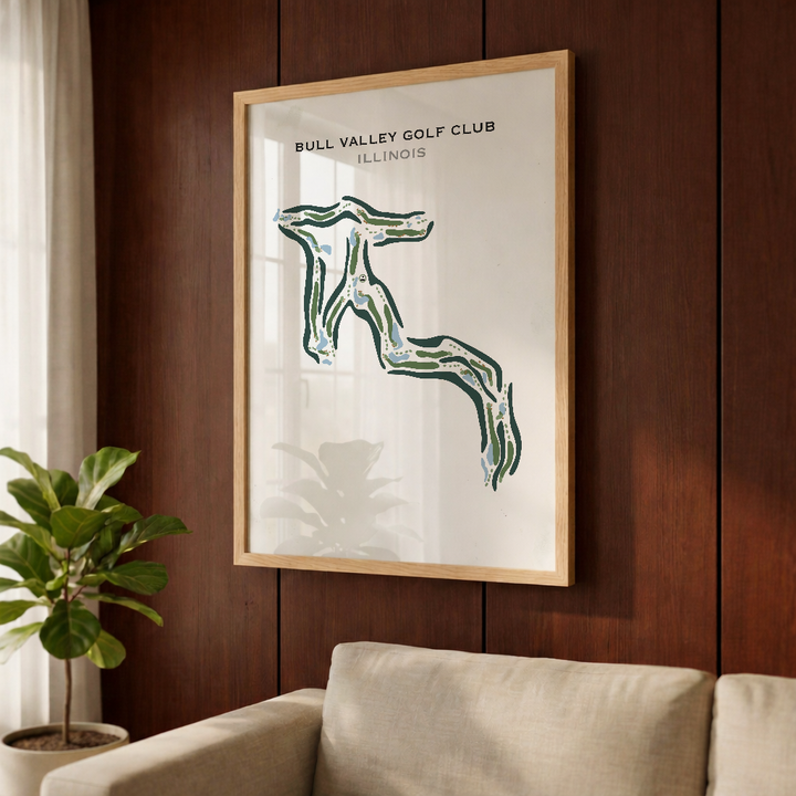 Bull Valley Golf Club, Illinois - Printed Golf Courses