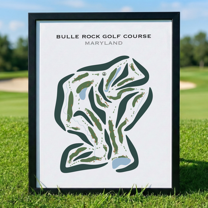 Bulle Rock Golf Course, Maryland - Printed Golf Courses