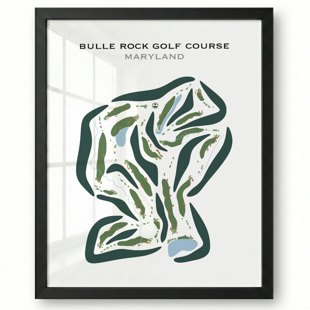 Bulle Rock Golf Course, Maryland - Printed Golf Courses