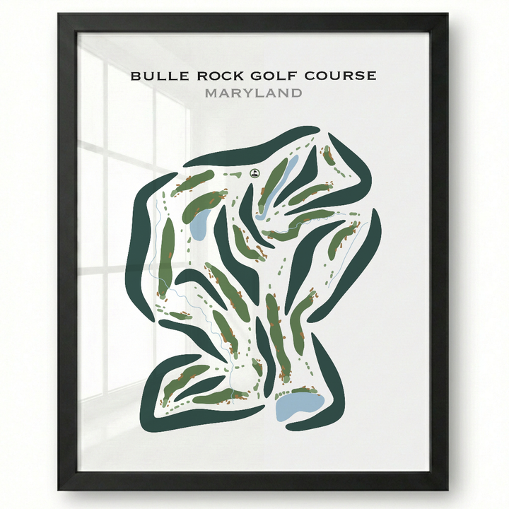 Bulle Rock Golf Course, Maryland - Printed Golf Courses