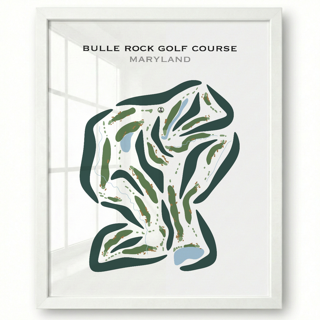 Bulle Rock Golf Course, Maryland - Printed Golf Courses