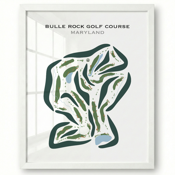 Bulle Rock Golf Course, Maryland - Printed Golf Courses